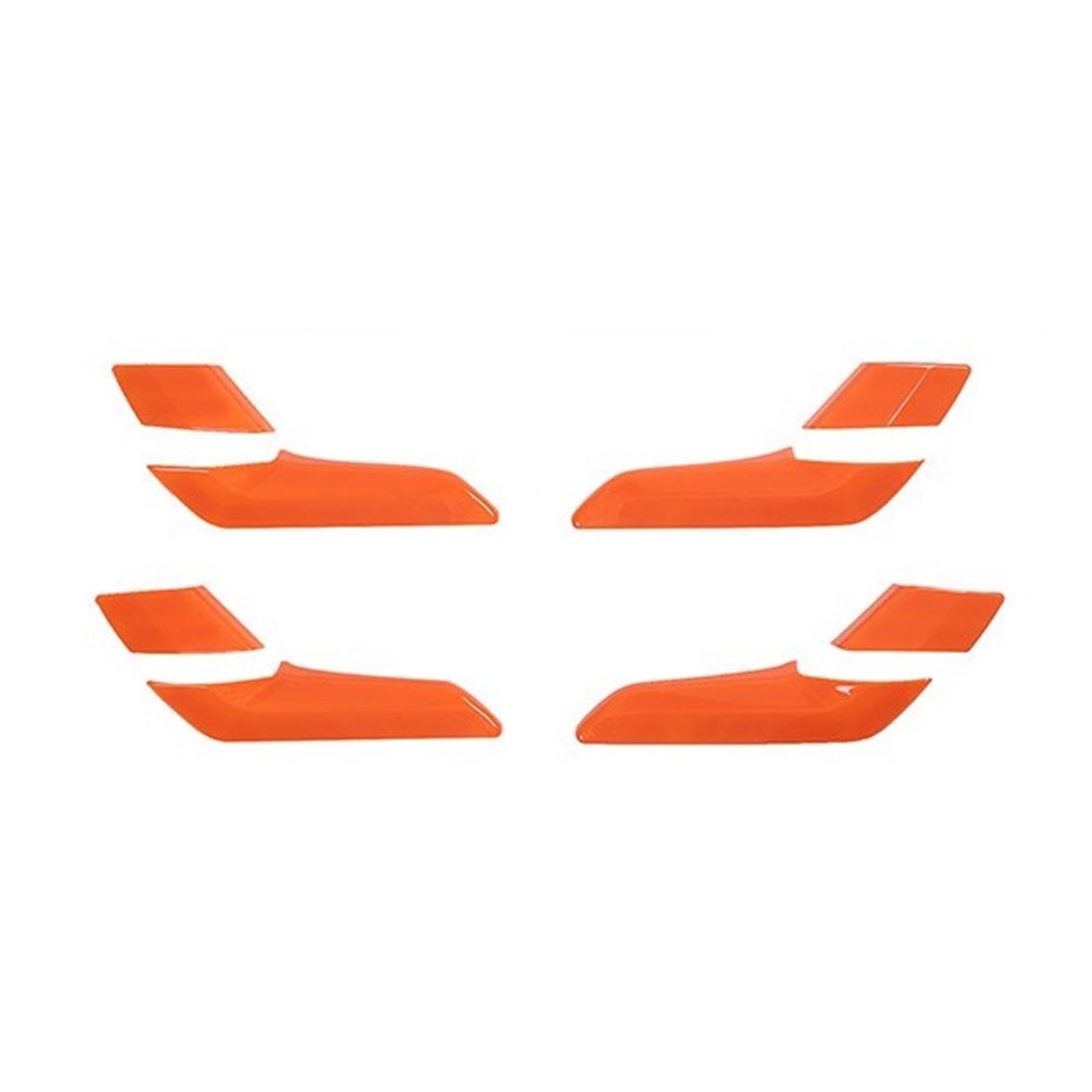 for Maverick 2022 Door Inner Handle Decorative Cover Sticker Interior Accessories Car Interior Mouldings(Orange)