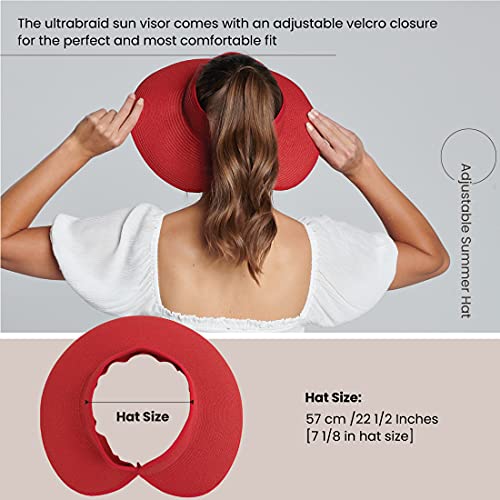 Visera para mujer San Diego Hat Co. Ultrabraid miniatura 6