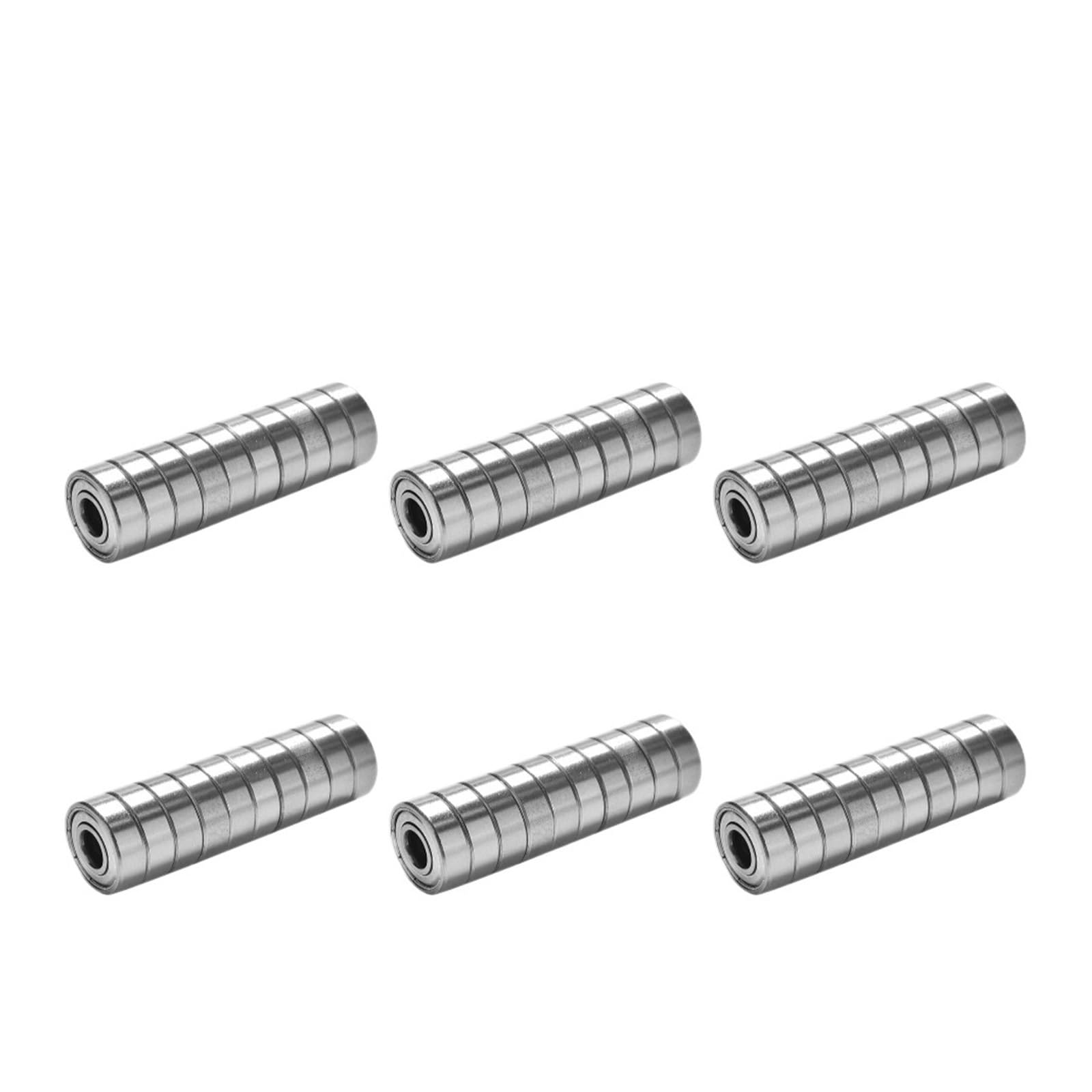 10/20/30/40/50/60/80/100 pièces 608ZZ roulement à billes gorge profonde 8x22x7mm roulements de planche roulettes for planches patins roues alignées Scooters(60PCS)