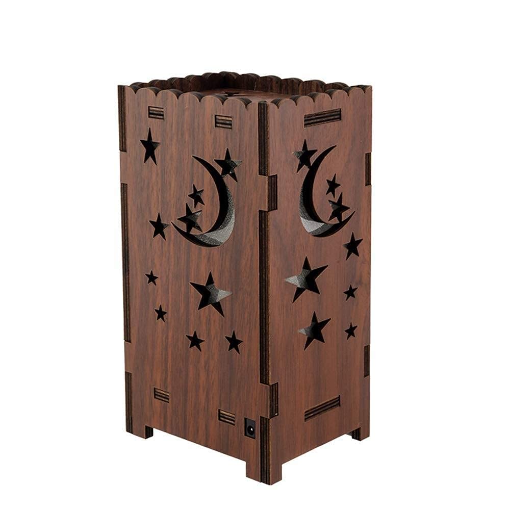 Luci Decorative da Parete, Luce di proiezione lunare, Stella Rossa, Atmosfera suggestiva per Soggiorno, Camera da Letto, Comodino, Lampada Notturna Colorata Ricaricabile Tramite US