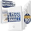 Stringari 6 Sacchi S 60x40 - Sacchetti Sottovuoto Vestiti - Buste di Qualità Superiore per Piumoni