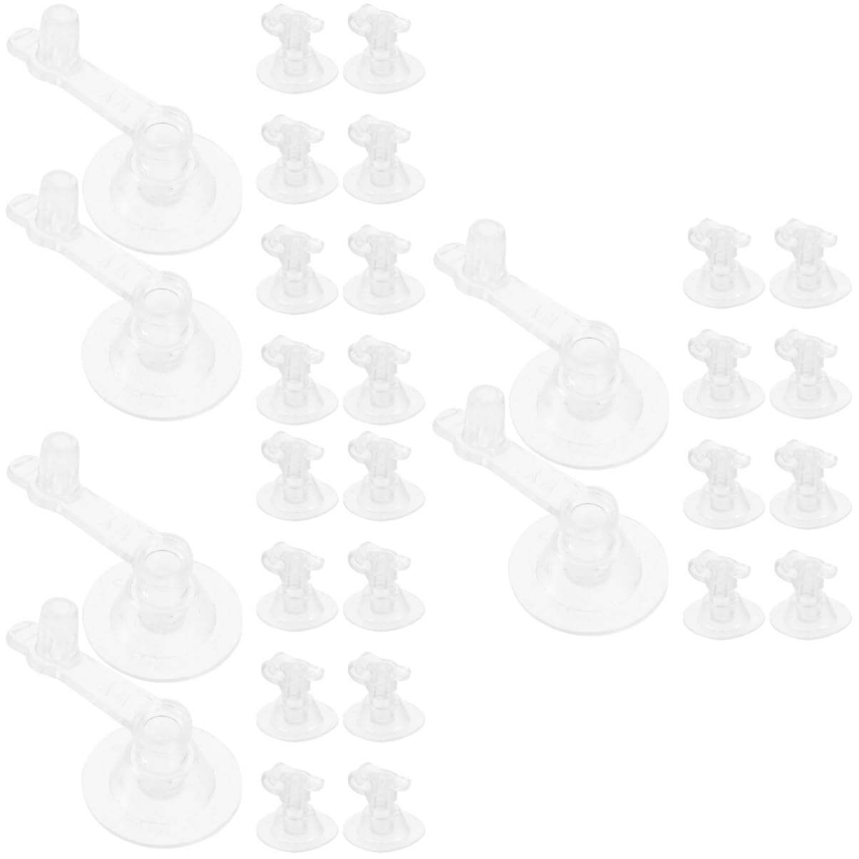 Buse gonflable pour anneau de natation BESPORTBLE en PVC transparent - Lot de 150 pièces