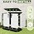 WTFGO Plastic Outdoor Storage Shed, 36 Cu Ft Waterproof Outdoor Storage Cabinet with Dual Lock Door for Backyard, Patio, Garage, Garden to Store Tools & Accessories, Wood-Grain?Ashen