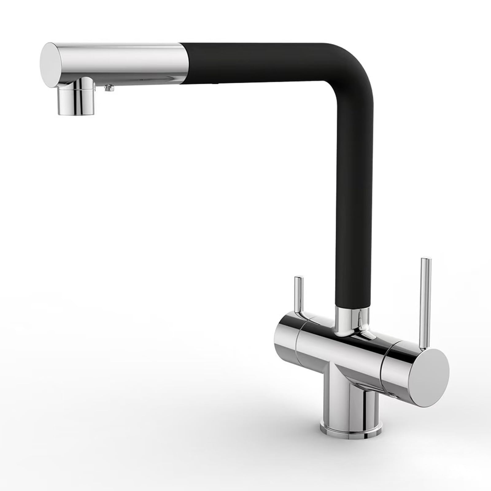 Aycdl Black 3Way Water Filter Tap For Kitchen & Bath Pullout Drinking Sink Mixer Rotatable Faucet With 3 Modes Stylish Finish Easy Installation
