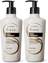 Eudora Combo Siàge Cica-Therapy: Shampoo 400ml + Condicionador 400ml
