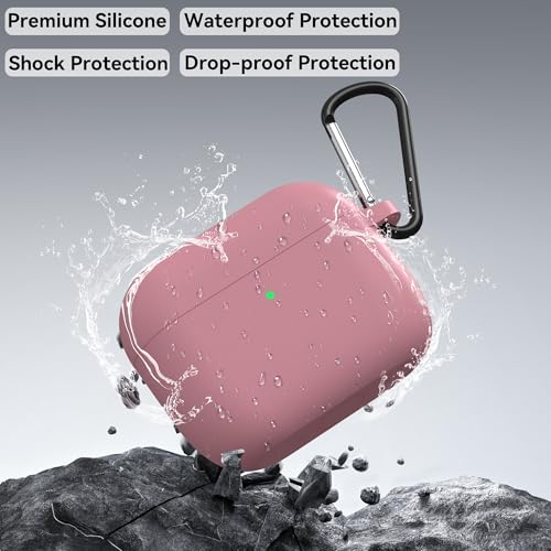 Image of Meliya for AirPods Pro 3 Case 2025 with Cleaner Kit, Soft Silicone Protective Case for Apple AirPods Pro 3rd Generation with Keychain & Lanyard for Women Men (Smoke Violet, Airpods Pro 3 2025)
