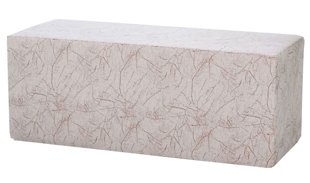 AQIGR Ottomane Schonbezug Aus Samt - Stretch Überzug Für Rechteckige Hocker