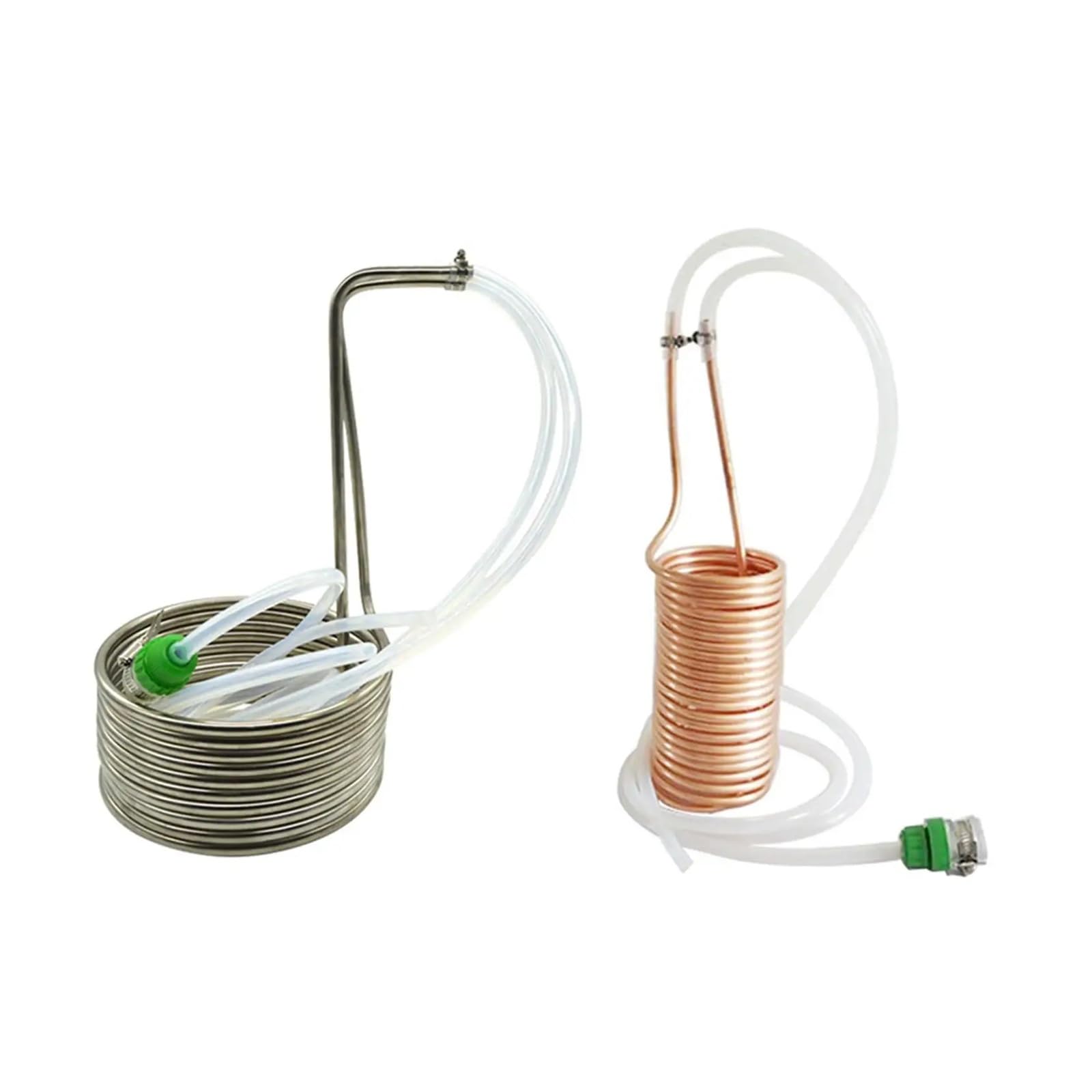 Serpentín Enfriador de Mosto Tubo de Acero Inoxidable Suministros de Cocina Restaurante Accesorio de elaboración de Cerveza casera Hotel Acero Inoxidable Amplia Gama de Aplicaciones(Copper)