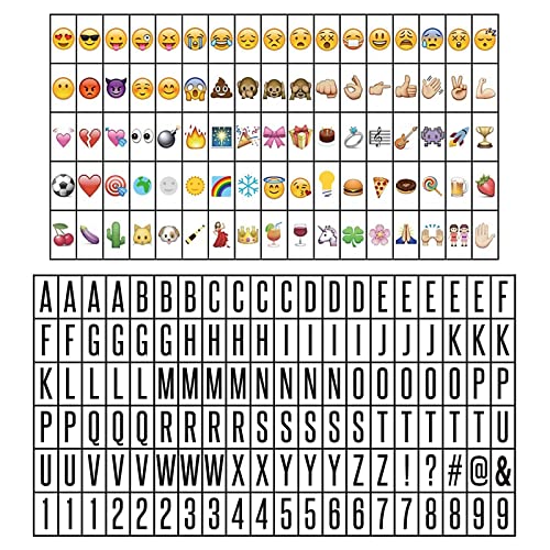 A4 Cinematic Lightbox 170 Emoji/Letters & Free USB...