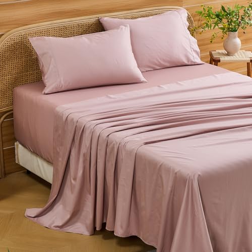 Image of Bedlifes 1000TC Egyptian Cotton Queen Sheets, 4Pcs 18-24 inch Extra Deep Pocket | Cooling & Breathable, Ultra Soft, Hotel Comfort, Sateen Weave, OEKO-TEX Certified, Easy-Care Machine Washable