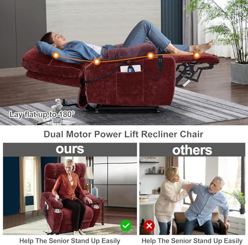 Sillón reclinable eléctrico chenille color one color miniatura 6