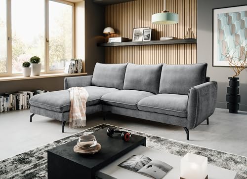 möbelando freiraum Toronto 5-Sitzer Sofa Grau, Kaltschaum-Polsterung, FSC-Zertifiziert, 259 cm, pflegeleicht & nachhaltig möbelando freiraum Toronto 5-Sitzer Sofa Grau, Kaltschaum-Polsterung, FSC-Zertifiziert, 259 cm, pflegeleicht & nachhaltig