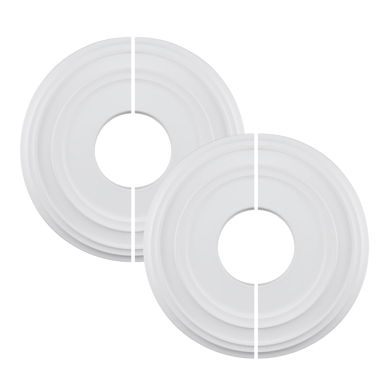 Woogim 2PCS White Split Ceiling Medallion 9.84" Diameter — Amazon image 10
