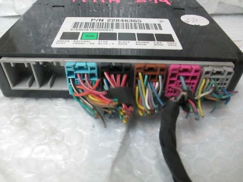 Body Control Module BCM Fits 12-14 Compatible with Sierra Tahoe Yukon Compatible with Suburban Escalade 22846365