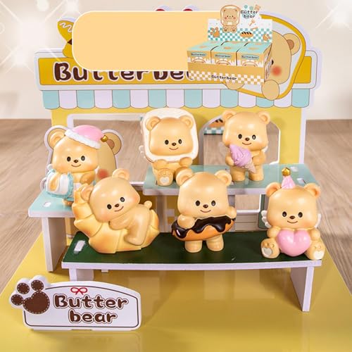Image of Synthetic Resin LR Decor E-Shop 6Pcs Blinds Box Figures Unique Mini Figurines Set for Boys Girls Kids Adults, Multicolour
