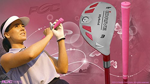 Senior Ladies iDrive Pink Golf Club #3 Hybrid 55+ Years Womens Right Handed