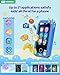 KOKODI Kids Smart Phone, Touchscreen HD Dual Camera Cell Phone for Kids, Christmas Birthday Gifts Dinosaur Toddler Play Phone for Boys 3-10, Travel Toy Preschool Learning Education Toy