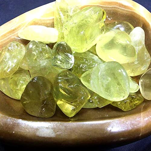 Pierre à rouler en citrine naturelle de 100g pour décoration de maison