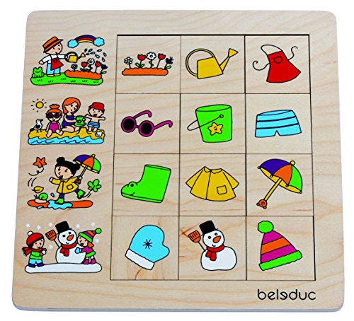 Preisvergleich Produktbild Beleduc 11030 - Sortierpuzzle Jahreszeiten