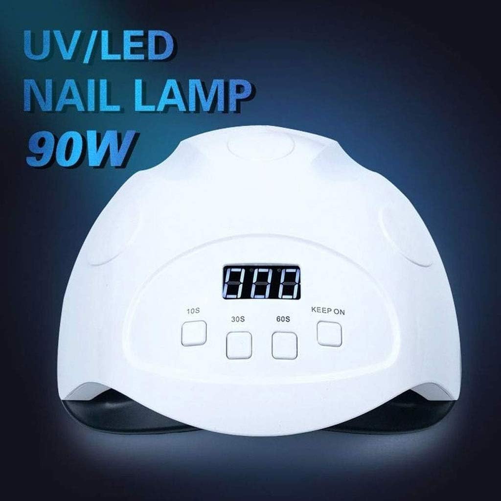 Nail Light,90W Light LED Nail Dryer Fast Curing Lamp for Gel Nail Polish and Toe Nail Curing with Automatic Sensor