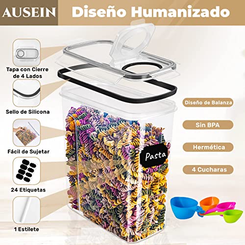 Catálogo para Comprar On-line Recipientes para cereales los 10 mejores. 17 Recipientes para cereales marca Ausein (2)