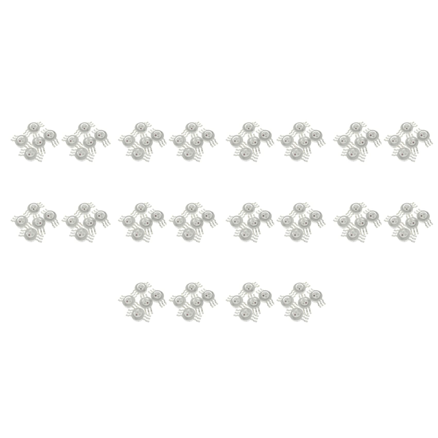 Puce 45MIL LED RVB 3X3W composant haut de gamme 6PIN à haute luminosité pour luminaire