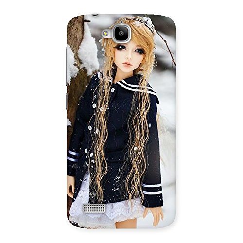 Beautiful Sweet Winter Doll Back Case Cover for Honor Holly Amazon.in