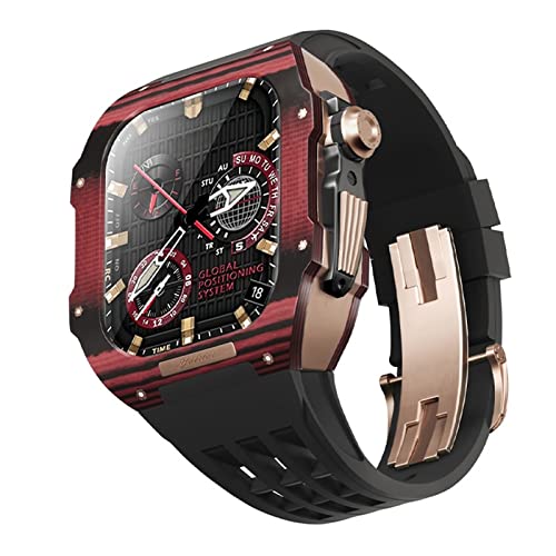 Kit modification Apple Watch carbone CZKE 45mm look luxe