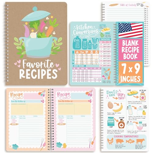 Livres de recettes vierges à écrire pour ne plus perdre vos notes