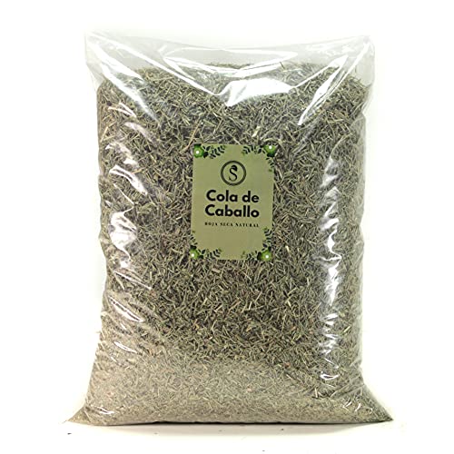 Cola de Caballo Seca a Granel – 100% Natural – Ideal para Infusión Diurética y Retención de Líquidos – Planta Medicinal Herbolaria – Sin Aditivos (500 g, Cola de Caballo)