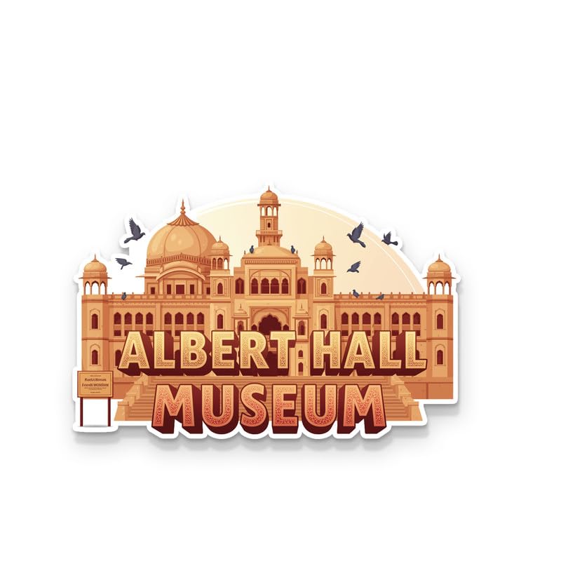 Image of Albert Hall Musiam Fridge Magnets, Glossy Finish, Stylish Magnet for Fridge, Wardrobe & Metal Surfaces