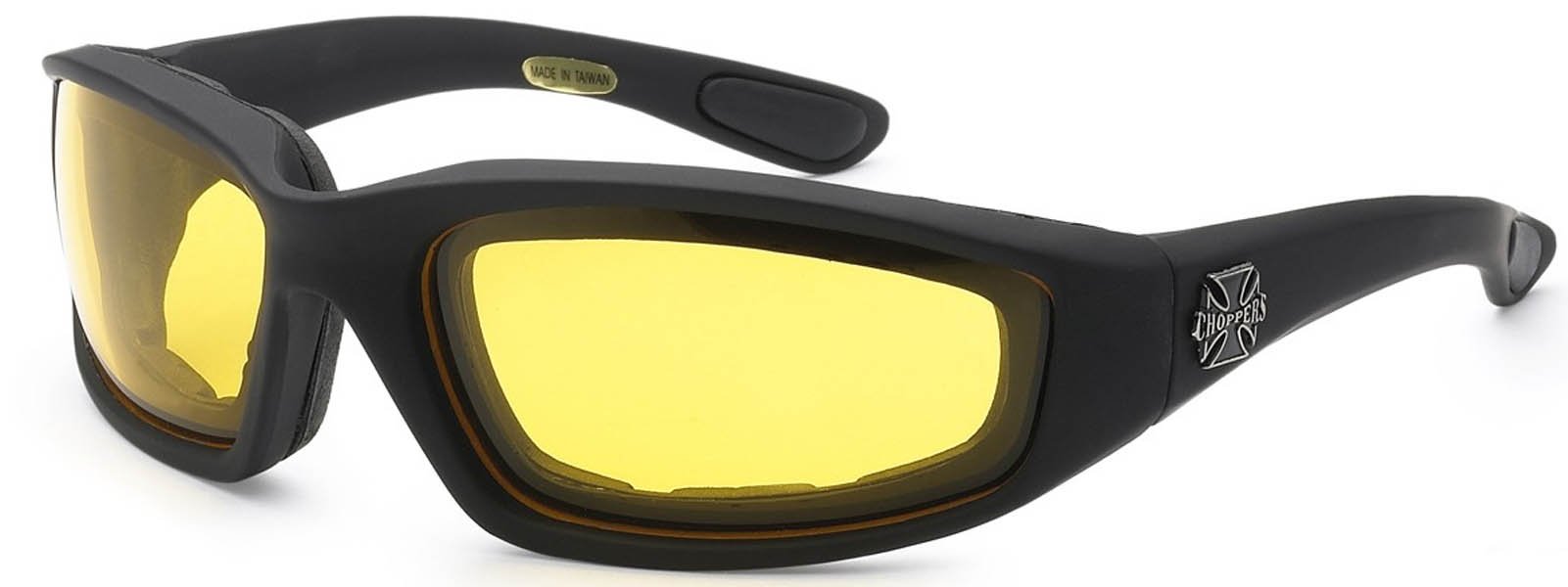Choppers - Gafas protectoras para moto y conducción nocturna (3 unidades)