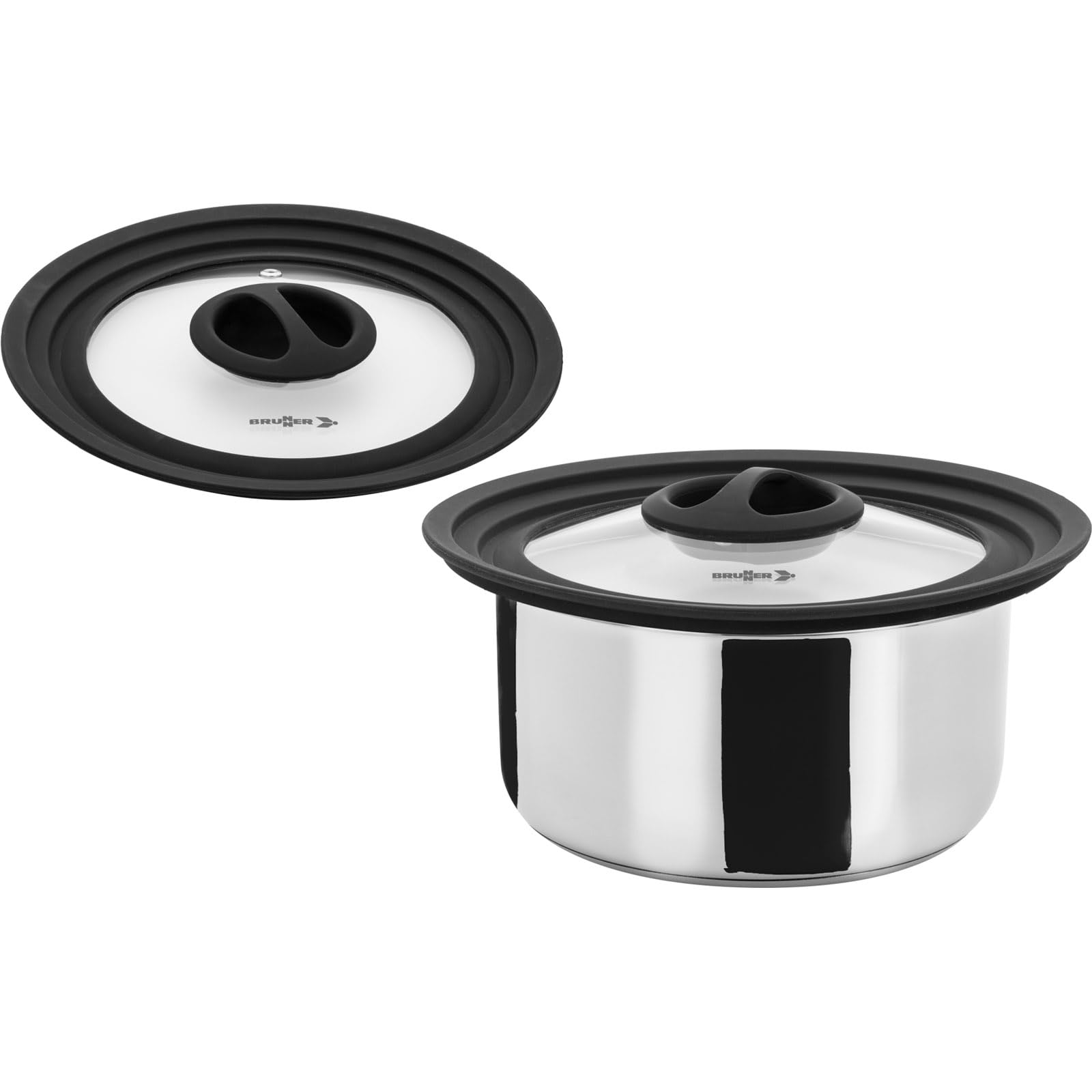 Brunner Set di stoviglie da campeggio Academy Vacuum 5 + 1 22 cm per esterni
