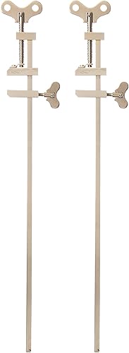 Miniatura 6 de KAKURI Abrazaderas de barra larga para carpintería de 17-34 pulgadas HATAGANE Abrazaderas de madera japonesas, Juego de herramientas de abrazaderas