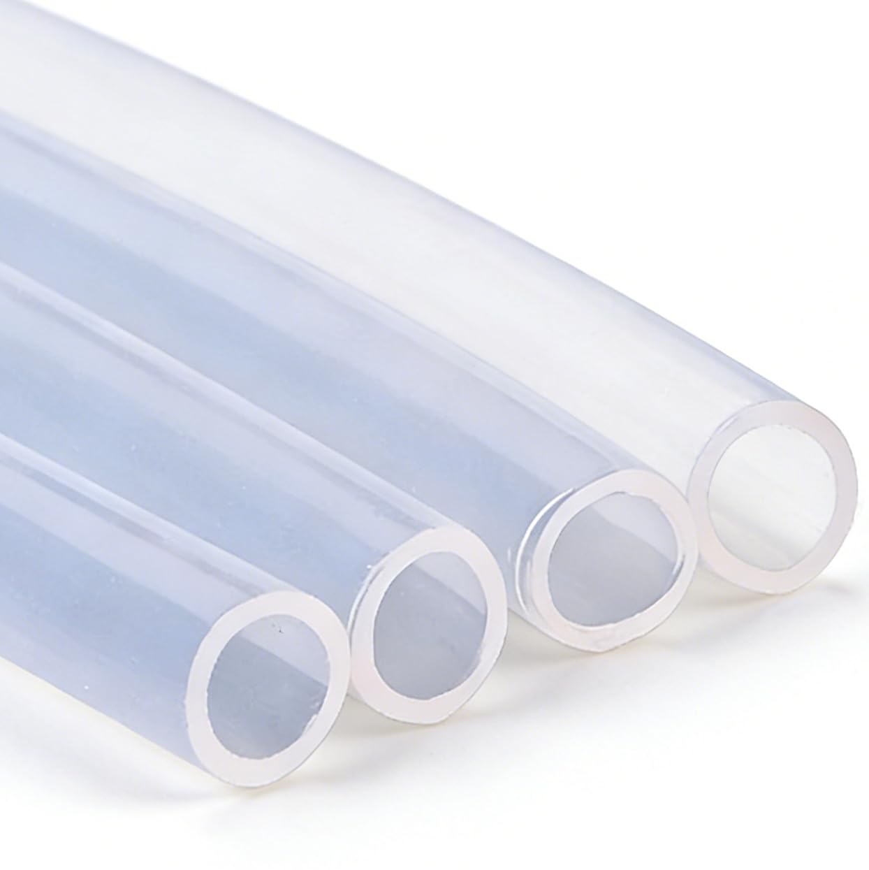 MTADSBKFP Clear Industrial Plastic Tubing PTFE Industrial Tubing ID 1.58-3.96mm OD 3.17-6.35mm Multiple Sizes(3.96mm*6.35mm 5m)