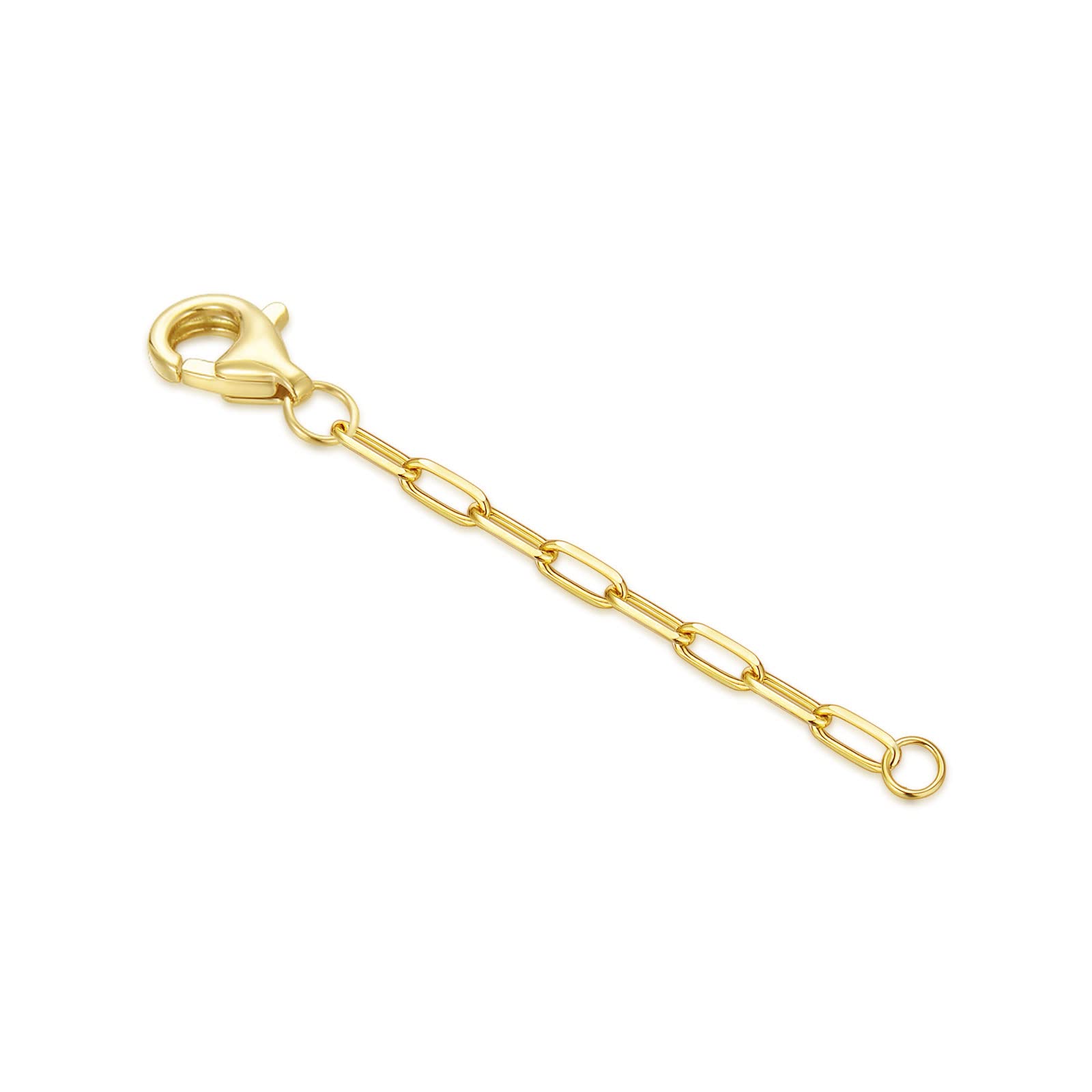 14k Gold Necklace &amp; Bracelet Extender Chain, Adjustable Extension Chain for Necklace &amp; Anklet