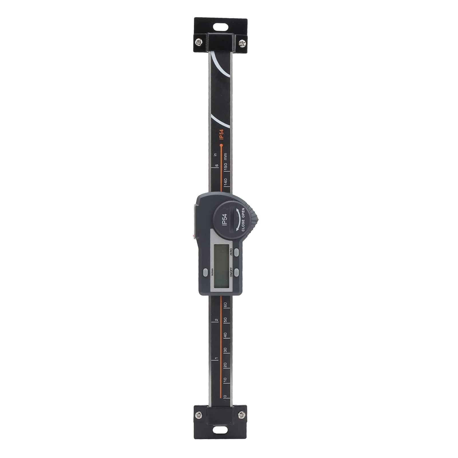 Calibrador Vernier digital Medidor de medición horizontal de 0 a 150 mm Herramienta de medición industrial de precisión con pantalla LCD para máquinas herramienta Aleación de