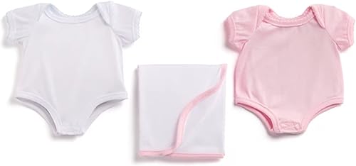 Miniatura 5 de JC Toys, for Keeps! La Newborn by Berenguer Set de regalo para muñecas de 15 a 17 pulgadas, 6 piezas para niños mayores de 2 años, rosa, azul
