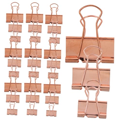 Pinces papeterie portables rose gold lot de 112 pinces de tri bureau