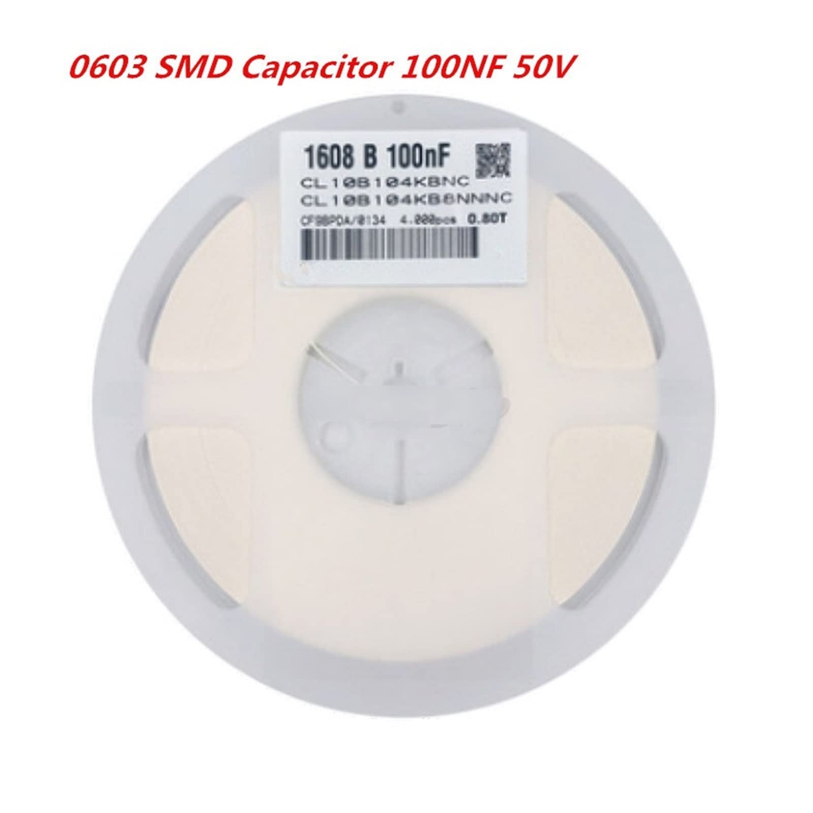 Condensatore SMD 4000PCS 0603 0,1UF 100nf 50V 104K ±10%