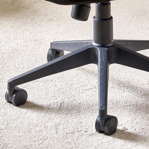 Image of Home Centre | Yuva Ergofit Office Chair | Ergonomic Study Chair | Polyester Blend | Black | 1 Year Warranty