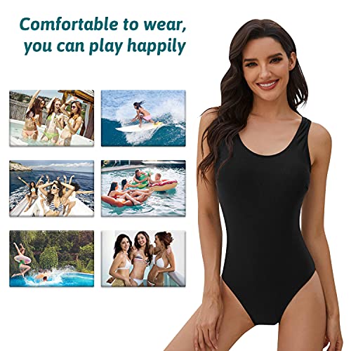 Maillot de bain 1 pièce chic imprimé coloré monokini grande taille pour femme - 6