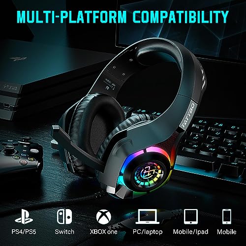 Tatybo RGB Gaming Headset with Surround Sound & Noise Canceling - Image 5