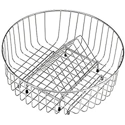 Cesta Para Fregadero Redondo Teka Cesta 370.145 - Escurreplatos de Acero Inoxidable de Ø37cm, Formato Redondo, Encaja a la Perfección con tu Fregadero Teka, Material Duradero, Color Acero inoxidable