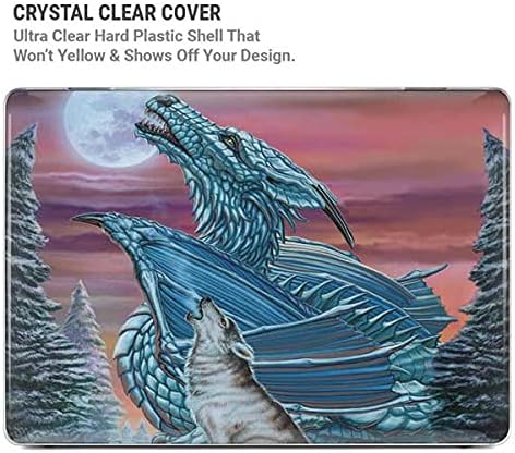 Skinit Case + Skin Compatible with MacBook Air 13in (2020) - Tate and Co. Dragon and The Wolf Design