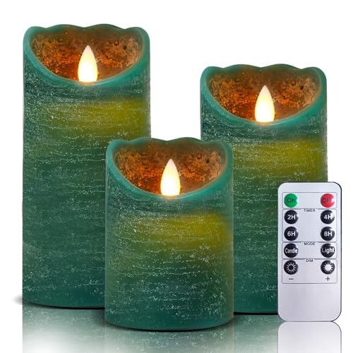 Wie Funktioniert Der Timer Bei Led Kerzen LED Kerzen mit Timer Grün 🎄 - weihnachten-deutschland.de