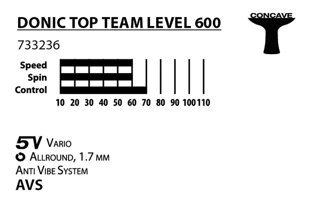 Donic Top Team 600 TT-SCHL