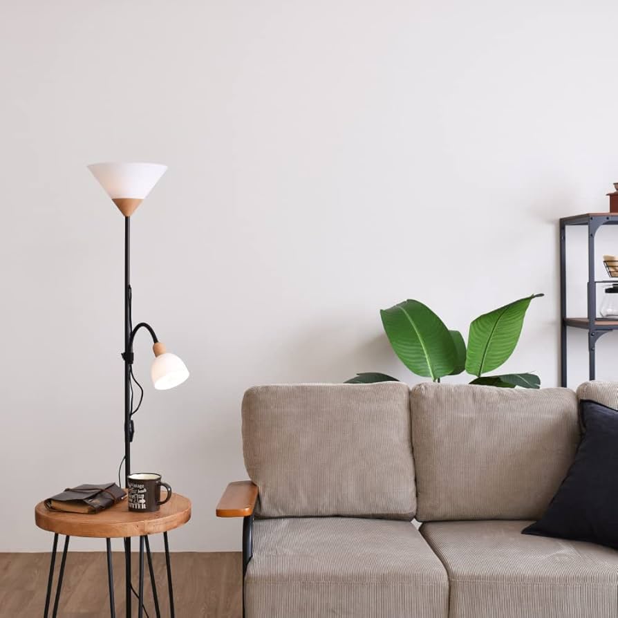 Amazon.co.jp: VENTOTA フロアライト おしゃれ 2灯 フロアランプ