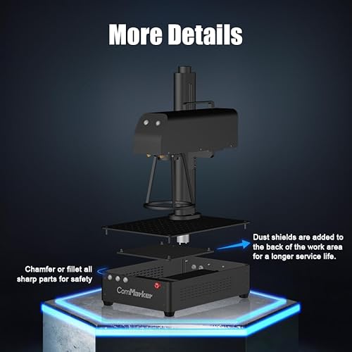 Commarker B4 50W Fiber Laser Engraver,Lightburn Compatible Laser Engraving Machine thumb #2