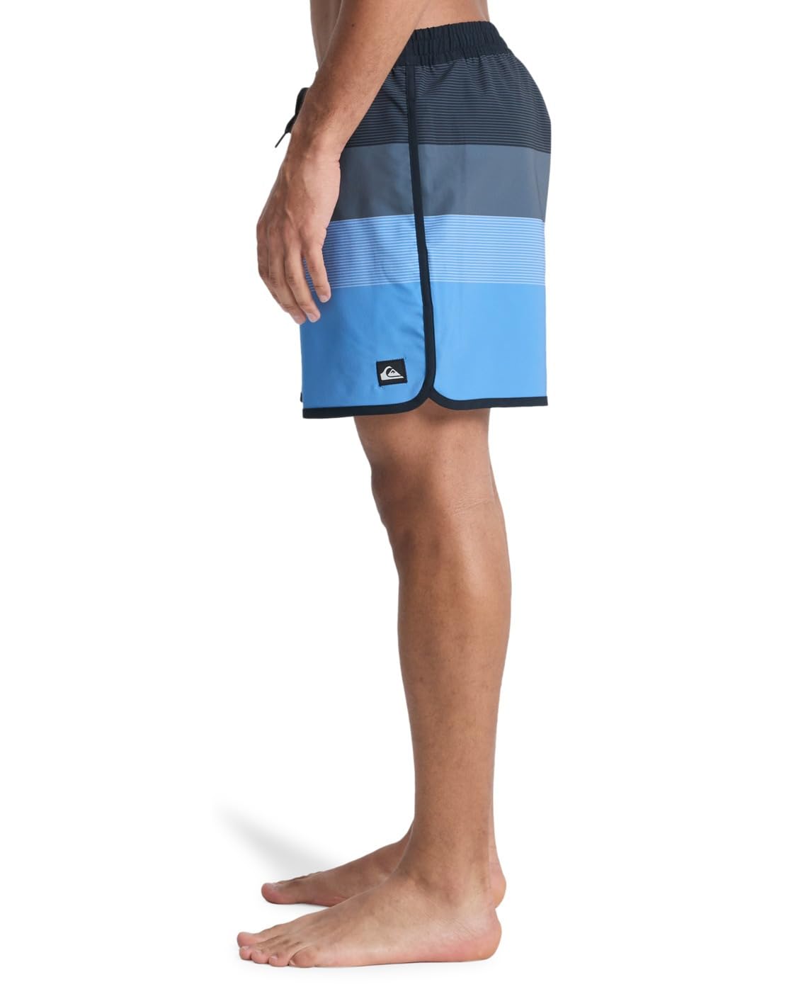 Quiksilver Stretch Scallop Volley 16" - Short de Natación - Hombre - Marrón.